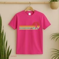 Funny Retro Vintage Lawn Mower Man T-Shirt thumb 2