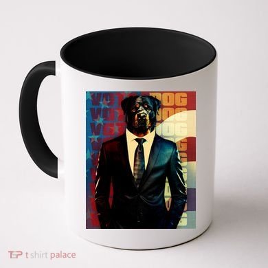 Funny Retro Vintage Election Vote Dog Coffee Mug