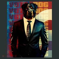 Funny Retro Vintage Election Vote Dog T-Shirt thumb 7