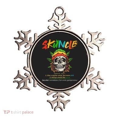 Funny Retro Vintage Uncle Skunkle Weed Smoker Ornament