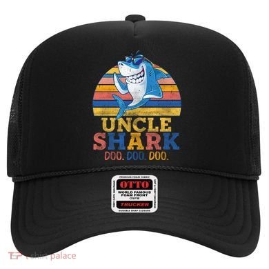 Funny Retro Vintage Uncle Shark Doo Hat