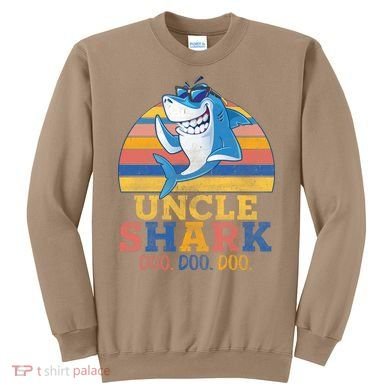 Funny Retro Vintage Uncle Shark Doo Sweatshirt