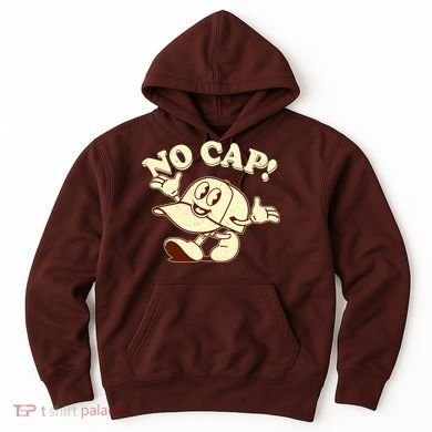Funny Retro Vintage Cartoon No Cap Hoodie