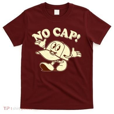 Funny Retro Vintage Cartoon No Cap T-Shirt