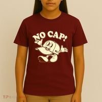 Funny Retro Vintage Cartoon No Cap T-Shirt thumb 4