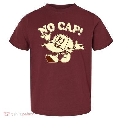 Funny Retro Vintage Cartoon No Cap Toddler T-Shirt