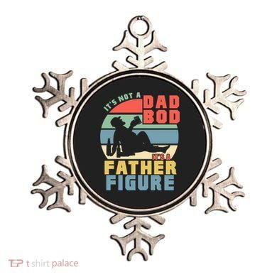 Funny Retro Vintage Its Not A Dad Bod Its A Father Figure Gift Ornament