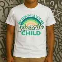 Funny Retro Vintage My Son In Law Is My Favorite Child T-Shirt thumb 3