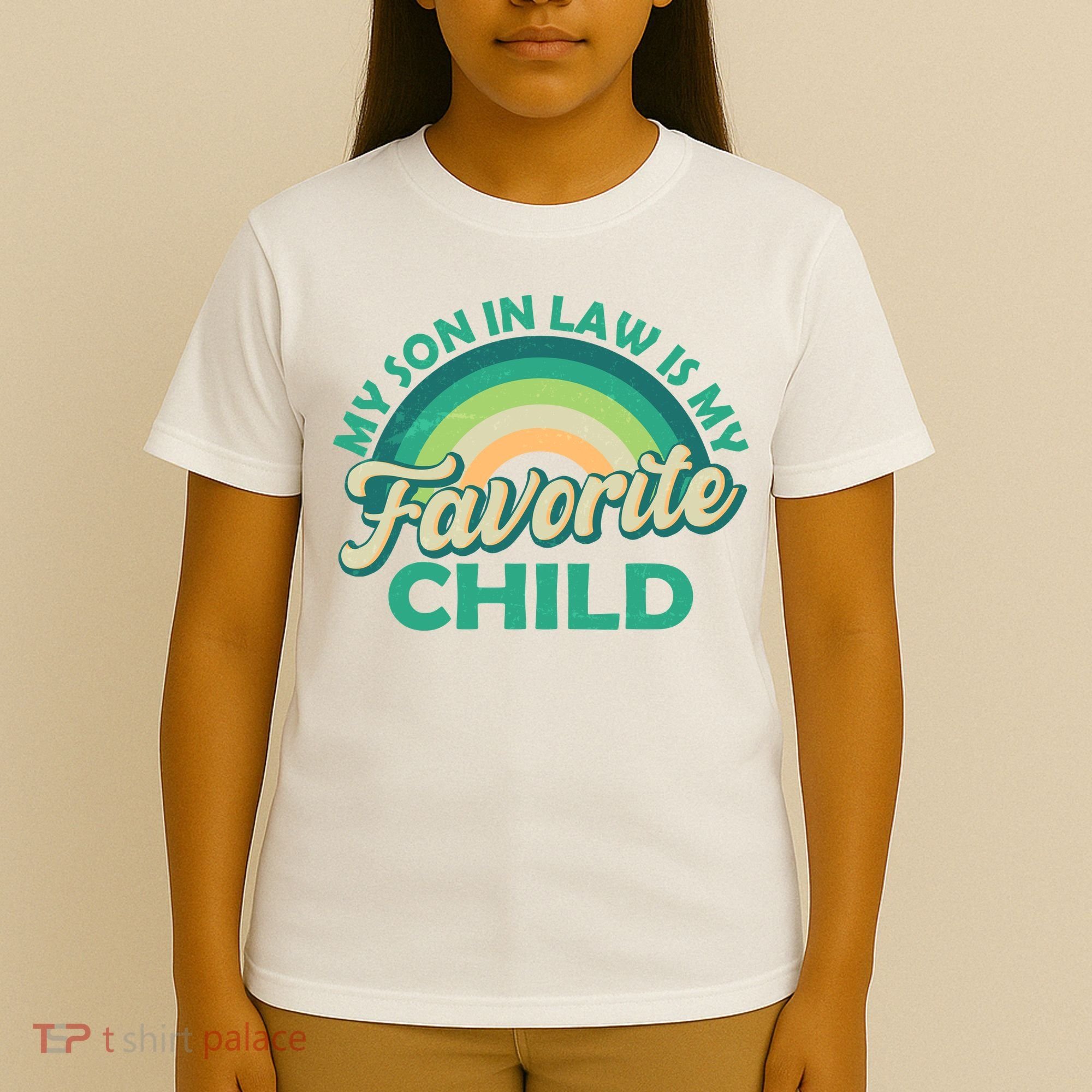 Funny Retro Vintage My Son In Law Is My Favorite Child T-Shirt