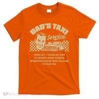 Funny Retro Vintage Dad's Taxi Service T-Shirt thumb 0