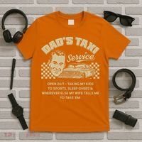 Funny Retro Vintage Dad's Taxi Service T-Shirt thumb 5