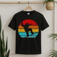 Funny Retro Vintage Snowboarding T-Shirt thumb 2
