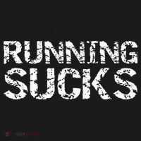Funny Run Workout Gift For Runners Running Sucks Bucket Hat thumb 4
