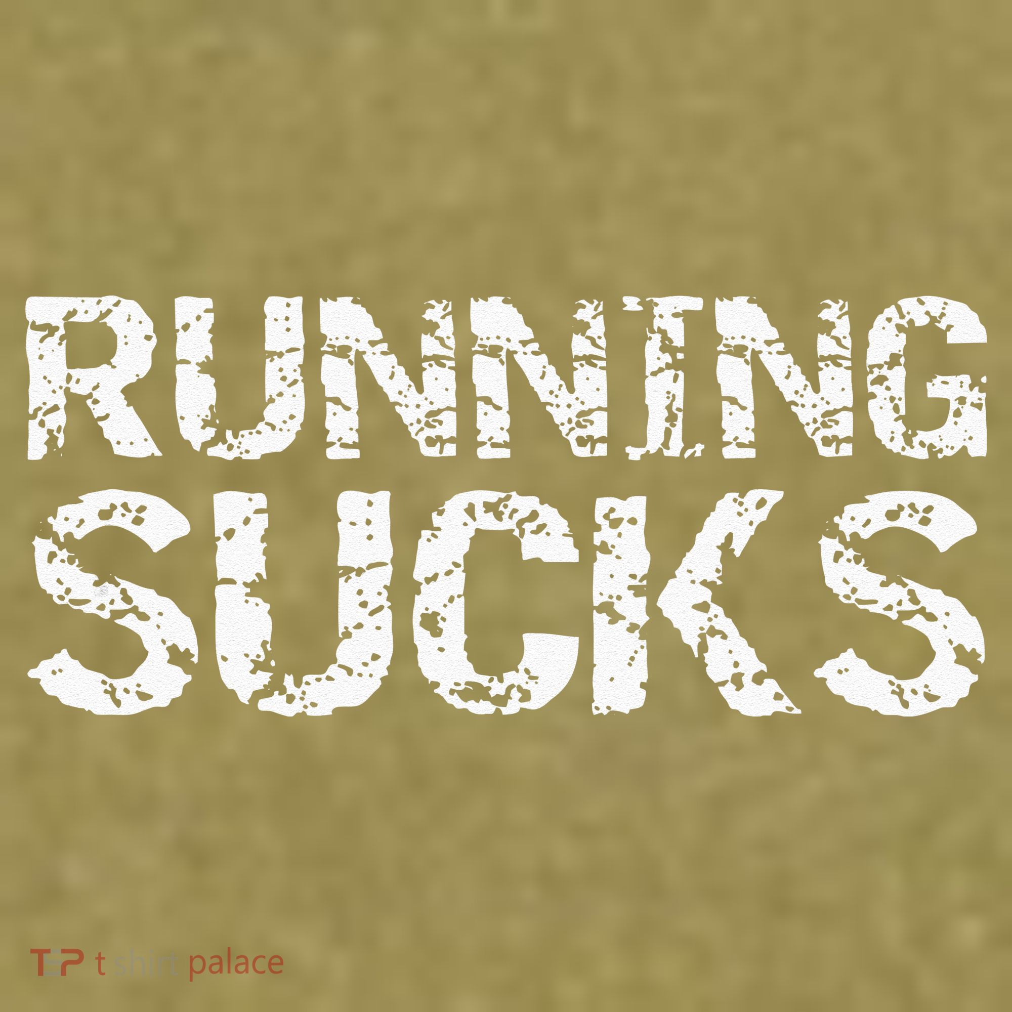 Funny Run Workout Gift For Runners Running Sucks Garment-Dyed Women's Muscle Tee