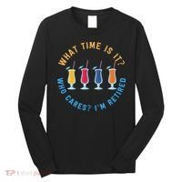 Funny Retirement Who Cares? I'm Retired Gift Long Sleeve Shirt thumb 0