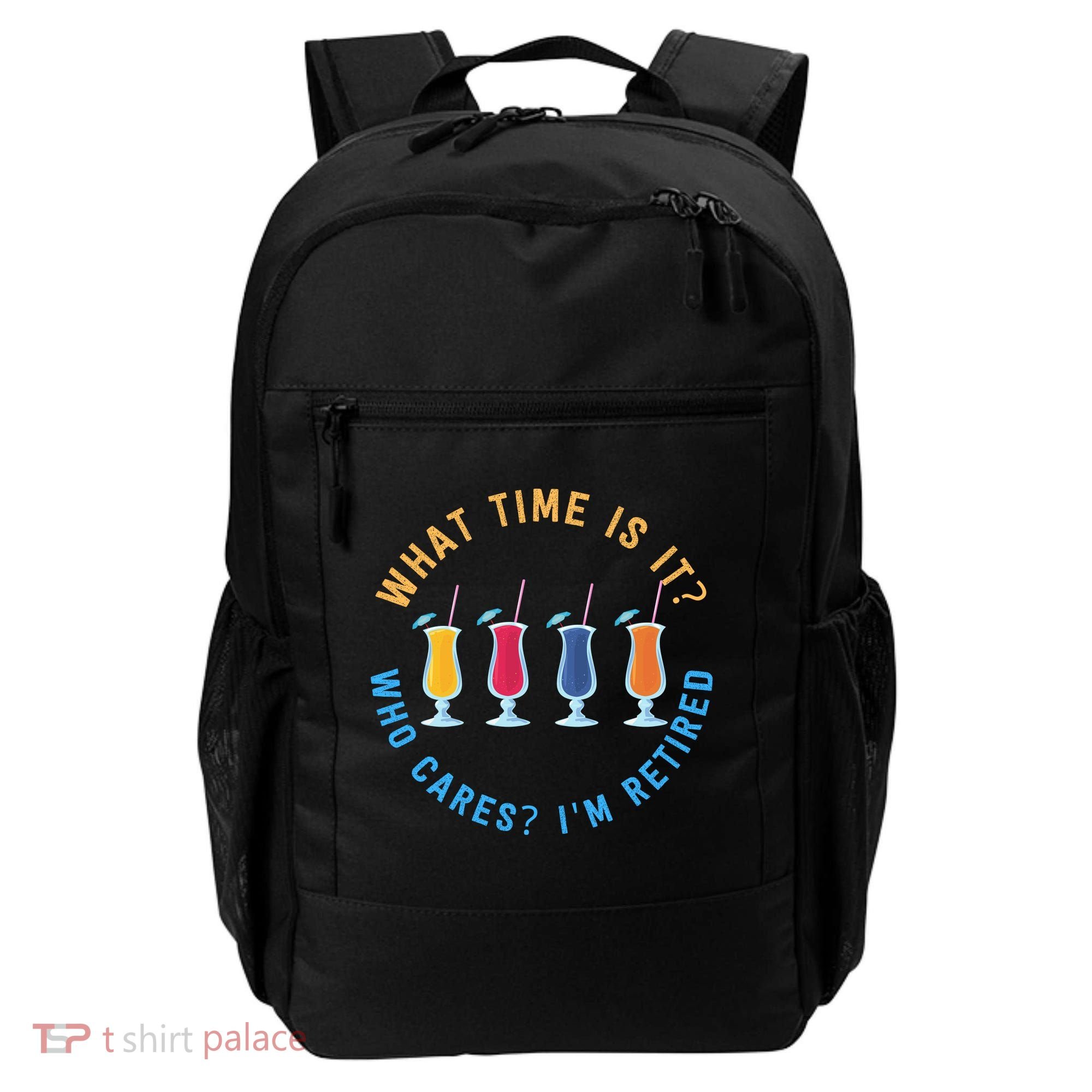 Funny Retirement Who Cares? I'm Retired Gift Backpack