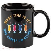 Funny Retirement Who Cares? I'm Retired Gift 11oz C Handle Ceramic Mug thumb 0