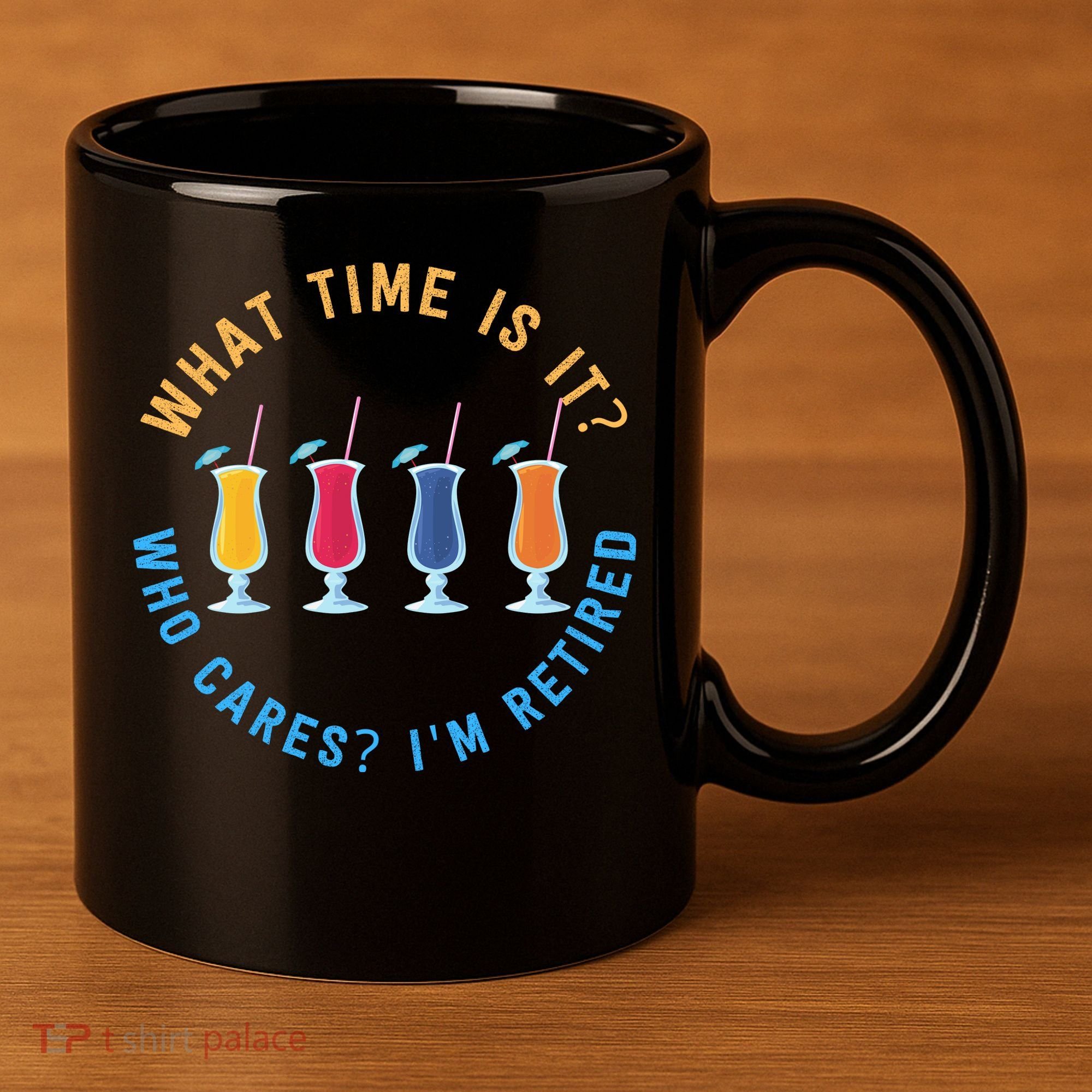Funny Retirement Who Cares? I'm Retired Gift 11oz C Handle Ceramic Mug