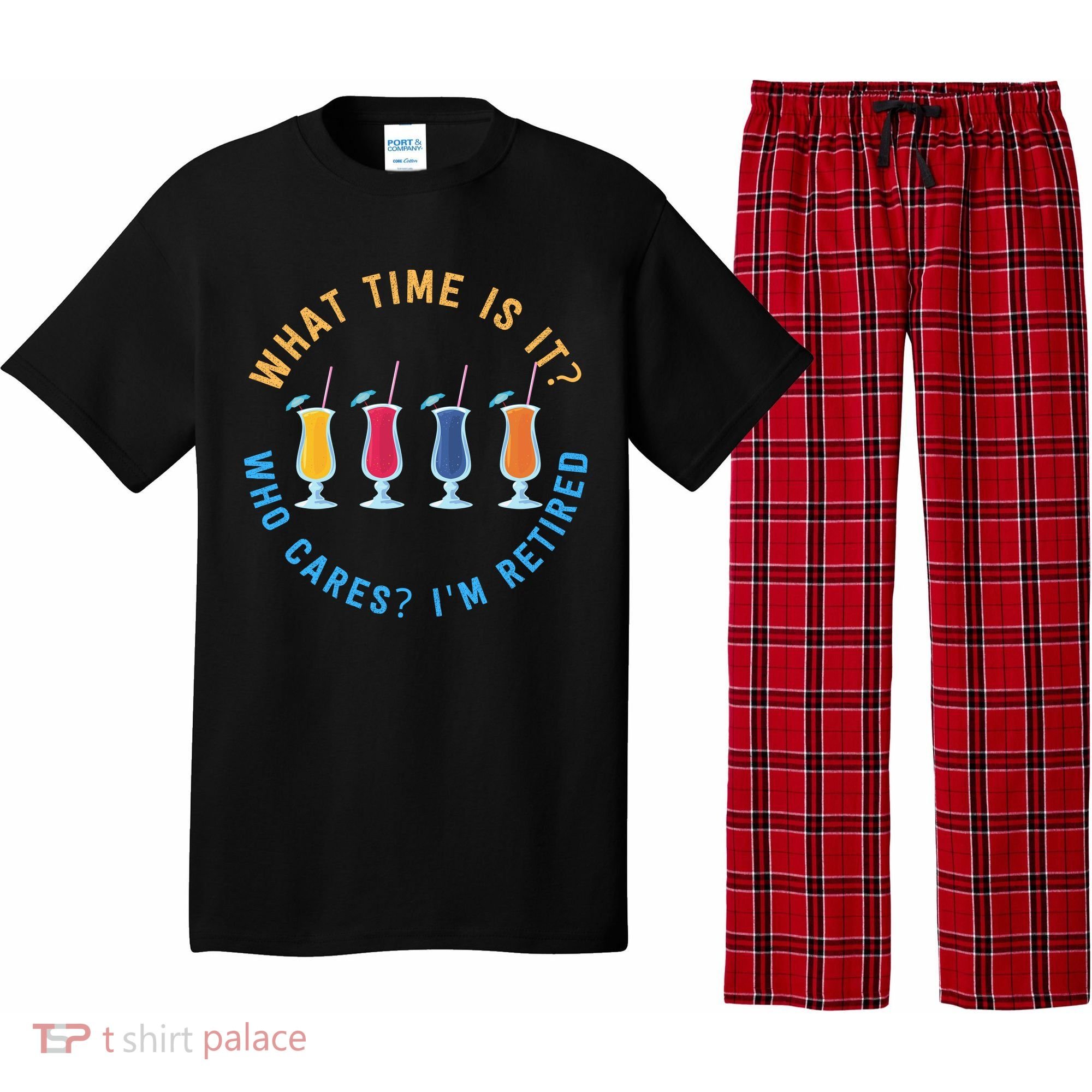Funny Retirement Who Cares? I'm Retired Gift Pajama Set