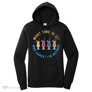 Funny Retirement Who Cares? I'm Retired Gift Women's Hoodie
