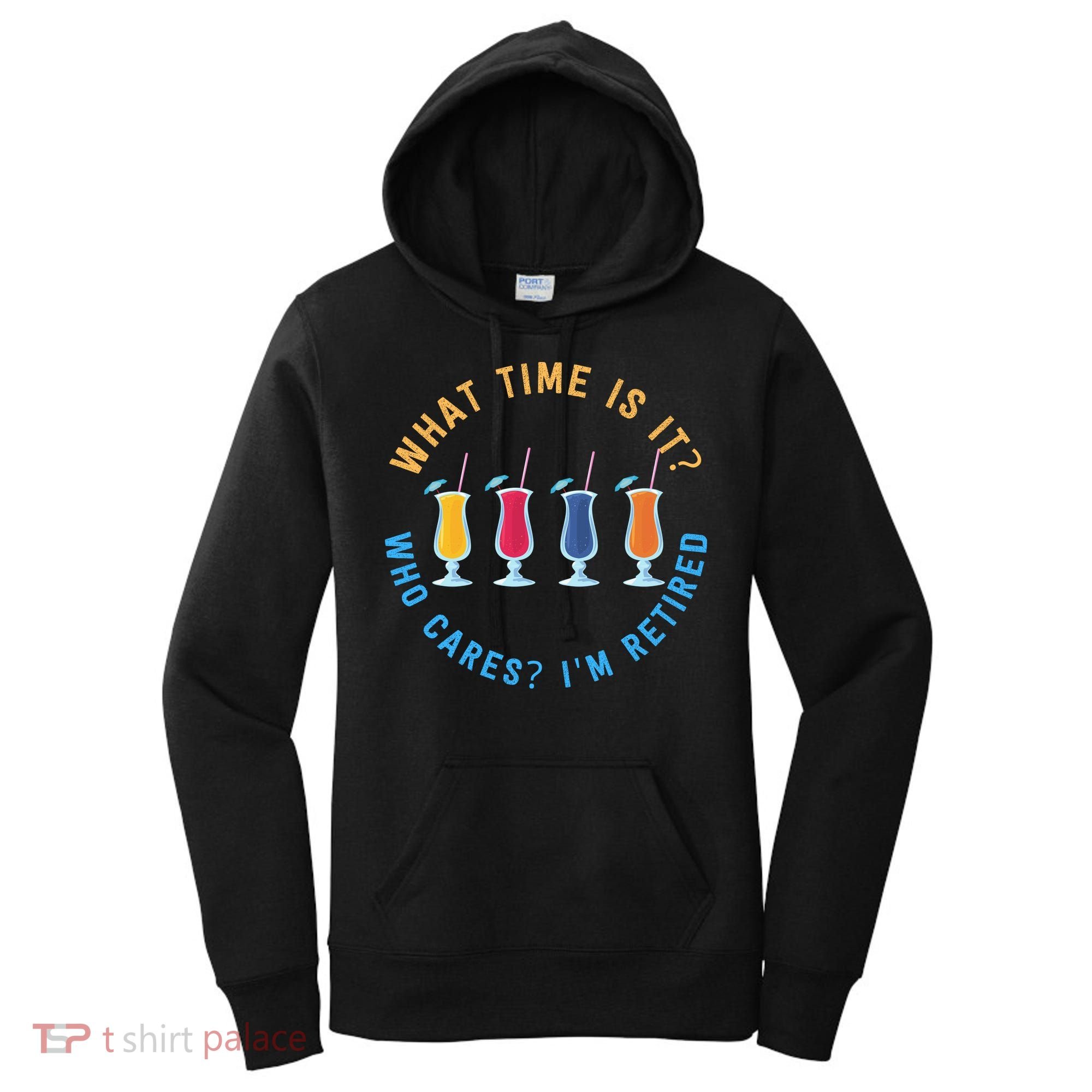 Funny Retirement Who Cares? I'm Retired Gift Women's Hoodie
