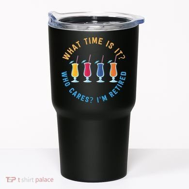 Funny Retirement Who Cares? I'm Retired Gift Tumbler