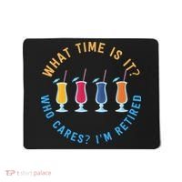 Funny Retirement Who Cares? I'm Retired Gift Mousepad thumb 0