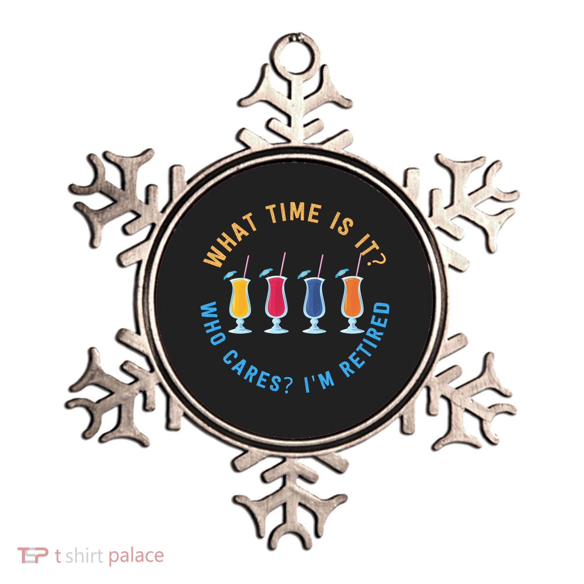 Funny Retirement Who Cares? I'm Retired Gift Ornament