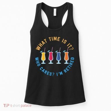 Funny Retirement Who Cares? I'm Retired Gift Women's Tank Top