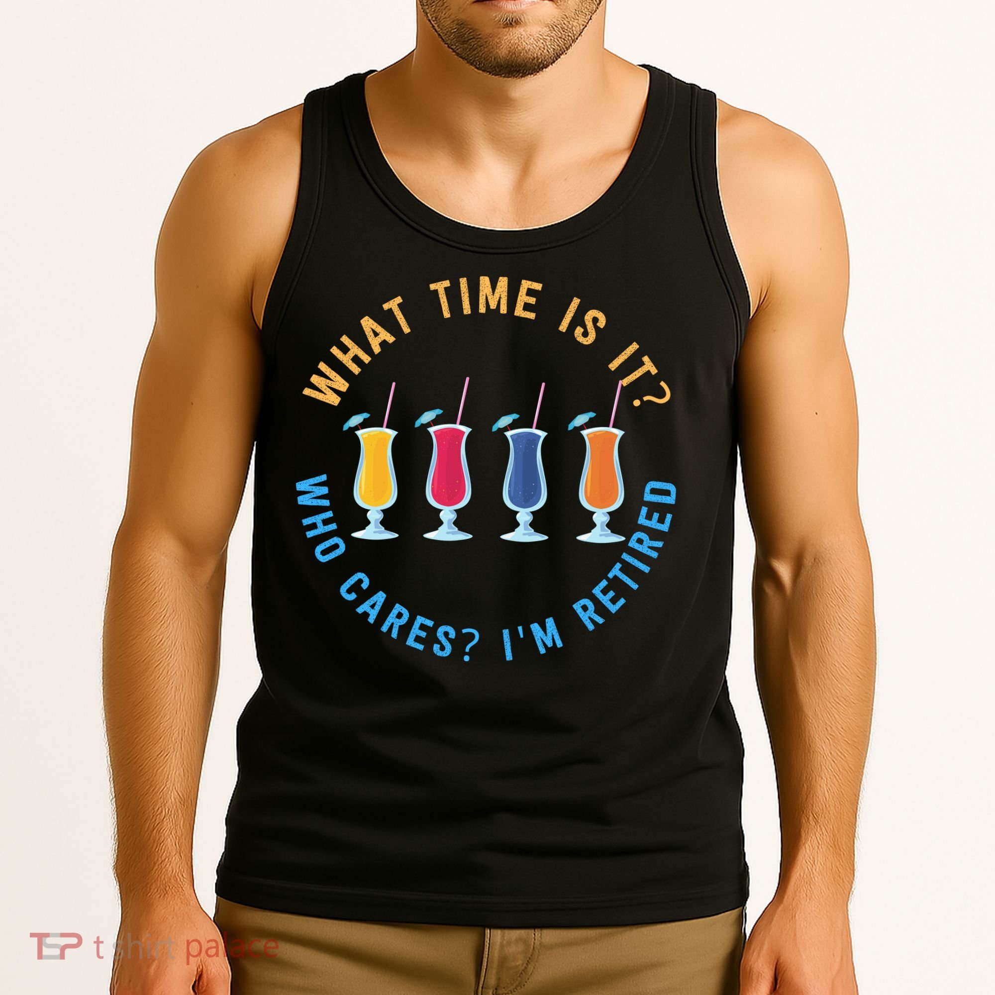 Funny Retirement Who Cares? I'm Retired Gift Tank Top