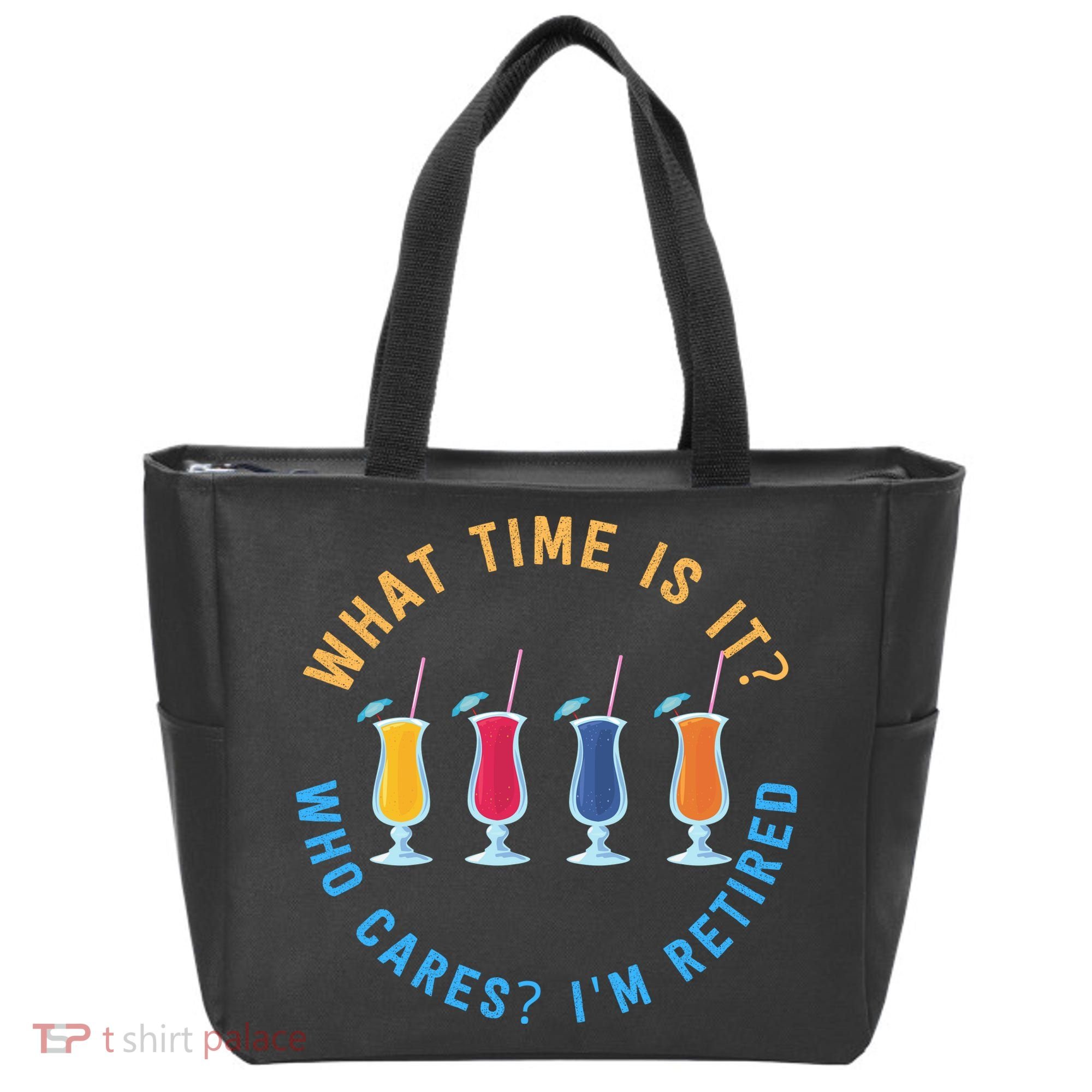 Funny Retirement Who Cares? I'm Retired Gift Tote Bag