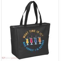 Funny Retirement Who Cares? I'm Retired Gift Tote Bag thumb 2