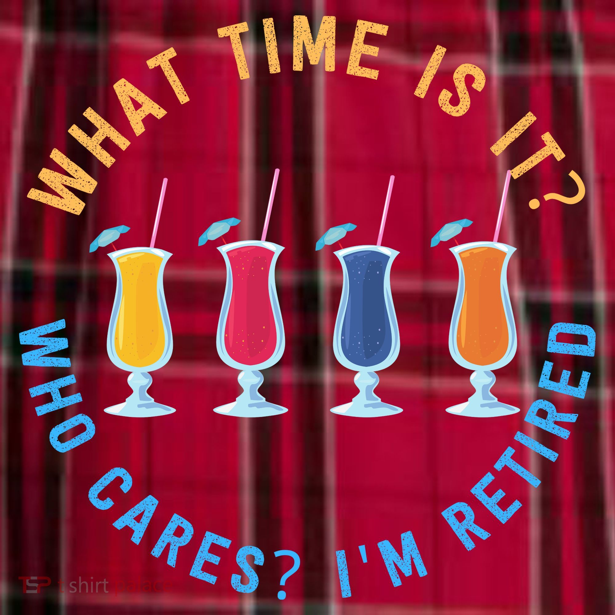 Funny Retirement Who Cares? I'm Retired Gift Women's Flannel Plaid Pajama Pants