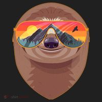 Funny Retro Wilderness Sloth Women's Sweatshirt thumb 2