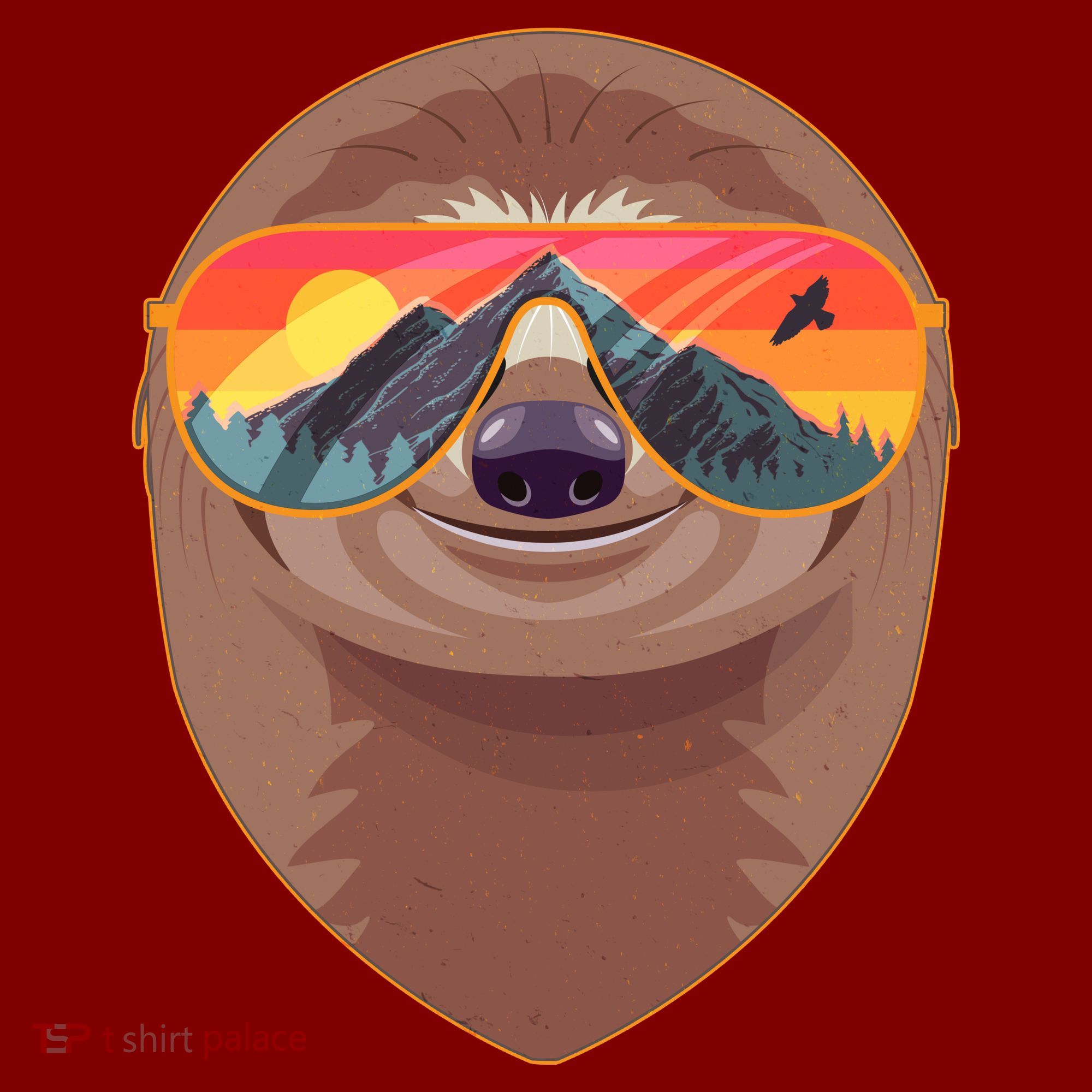 Funny Retro Wilderness Sloth Hat