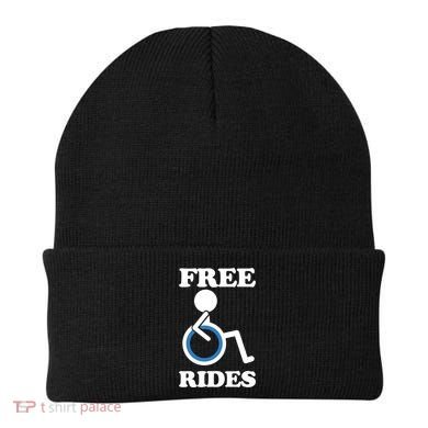 Free Rides Wheelchair Gift Beanie