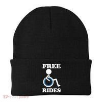 Free Rides Wheelchair Gift Beanie thumb 0