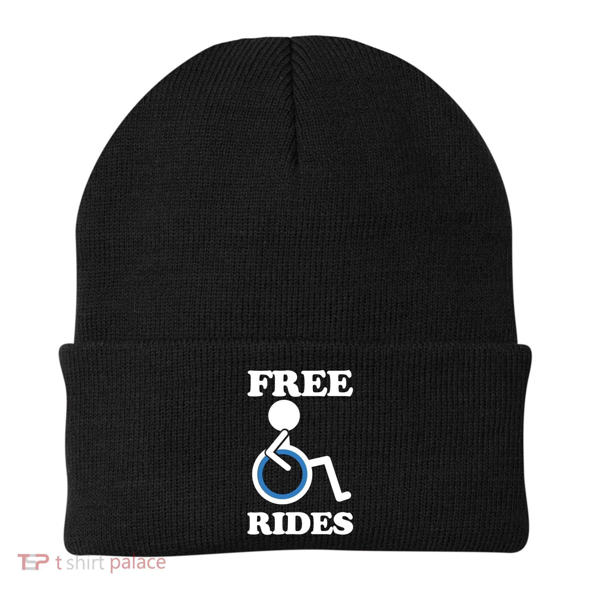 Free Rides Wheelchair Gift Beanie