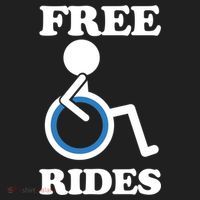Free Rides Wheelchair Gift Beanie thumb 2