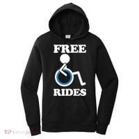 Free Rides Wheelchair Gift Women's Hoodie thumb 0