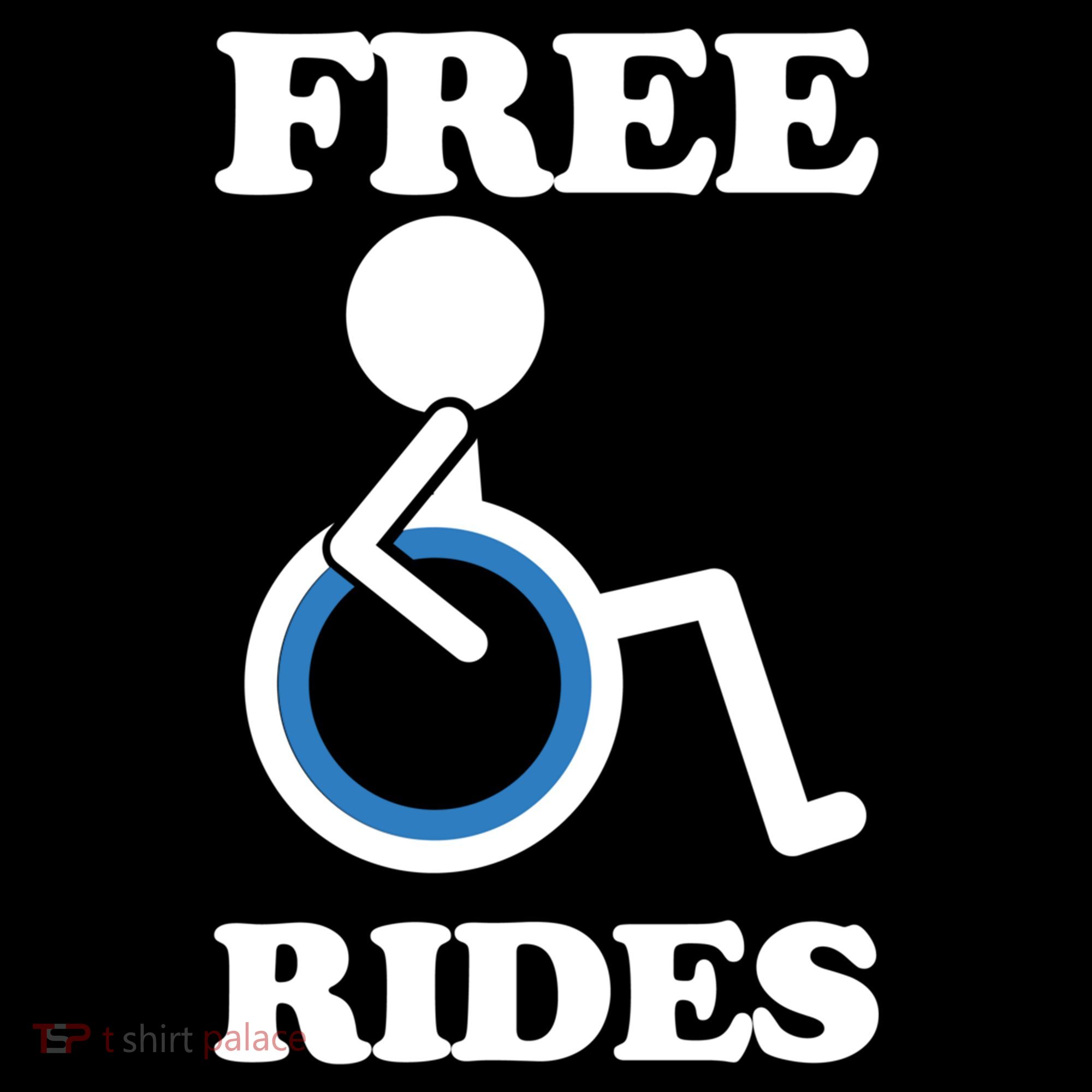 Free Rides Wheelchair Gift Women's Hoodie
