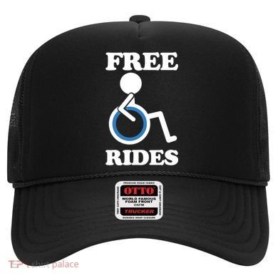 Free Rides Wheelchair Gift Hat