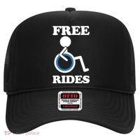 Free Rides Wheelchair Gift Hat thumb 0