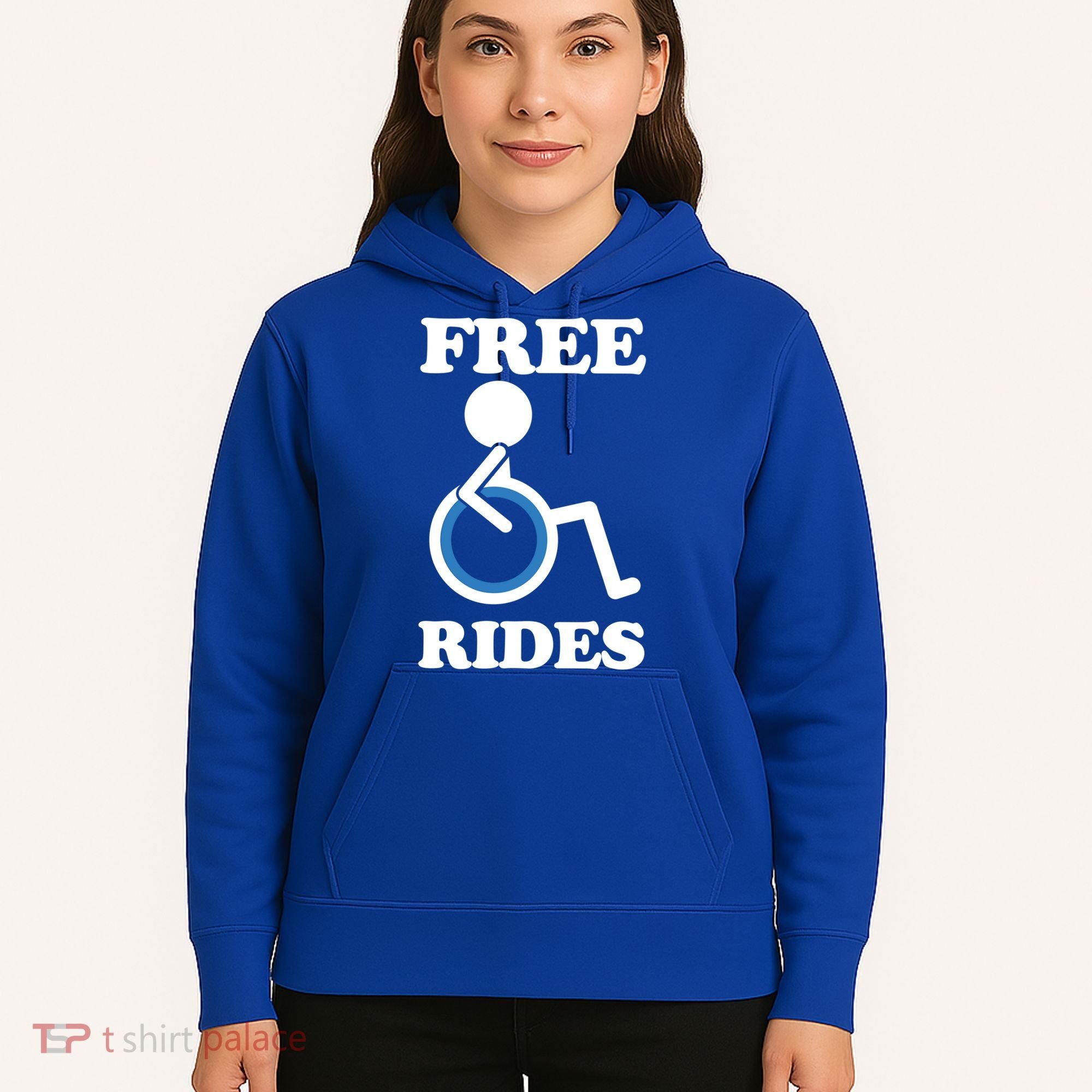 Free Rides Wheelchair Gift Hoodie