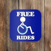 Free Rides Wheelchair Gift Coaster thumb 0
