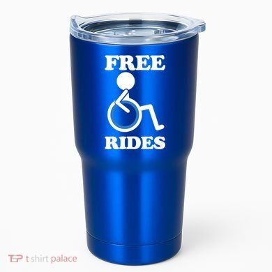 Free Rides Wheelchair Gift Tumbler
