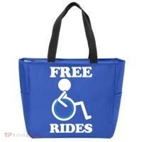 Free Rides Wheelchair Gift Tote Bag thumb 0