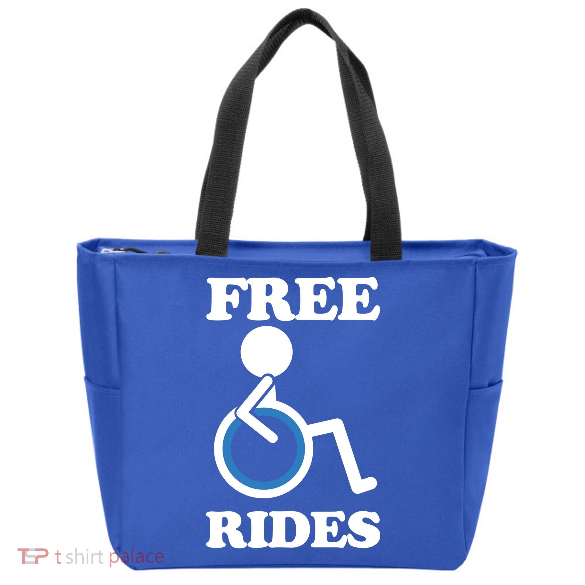 Free Rides Wheelchair Gift Tote Bag