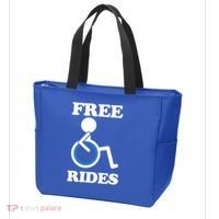 Free Rides Wheelchair Gift Tote Bag thumb 3