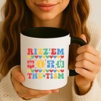 Funny RizzEm With The Tism Autism Awareness Outfit Gift Coffee Mug thumb 3
